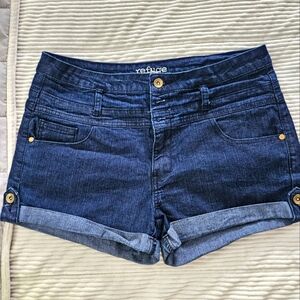 Refuge Women's Blue Denim Shorts Size 12
